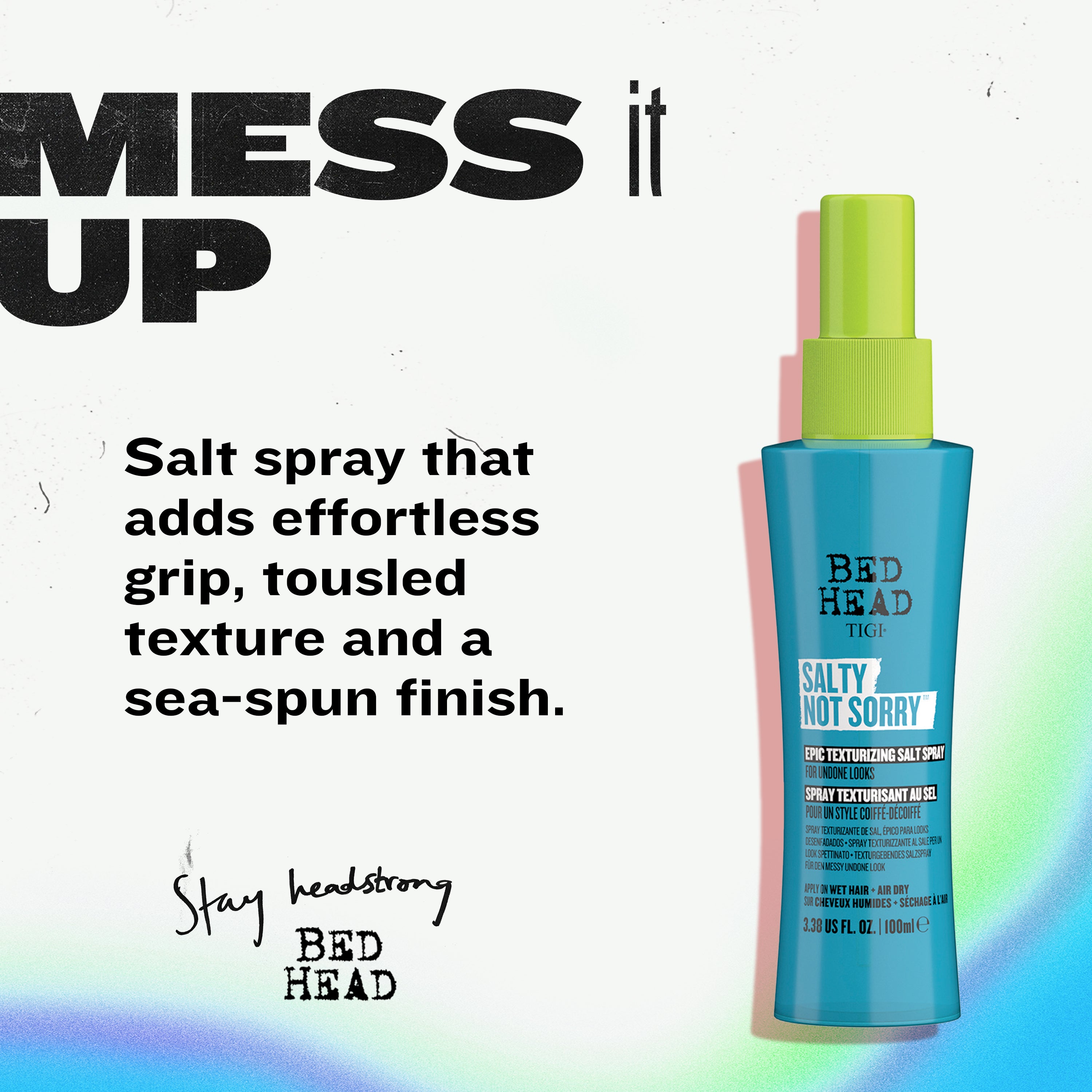 Salty Not Sorry Texturizing Spray | Bed Head by TIGI – Bedhead US
