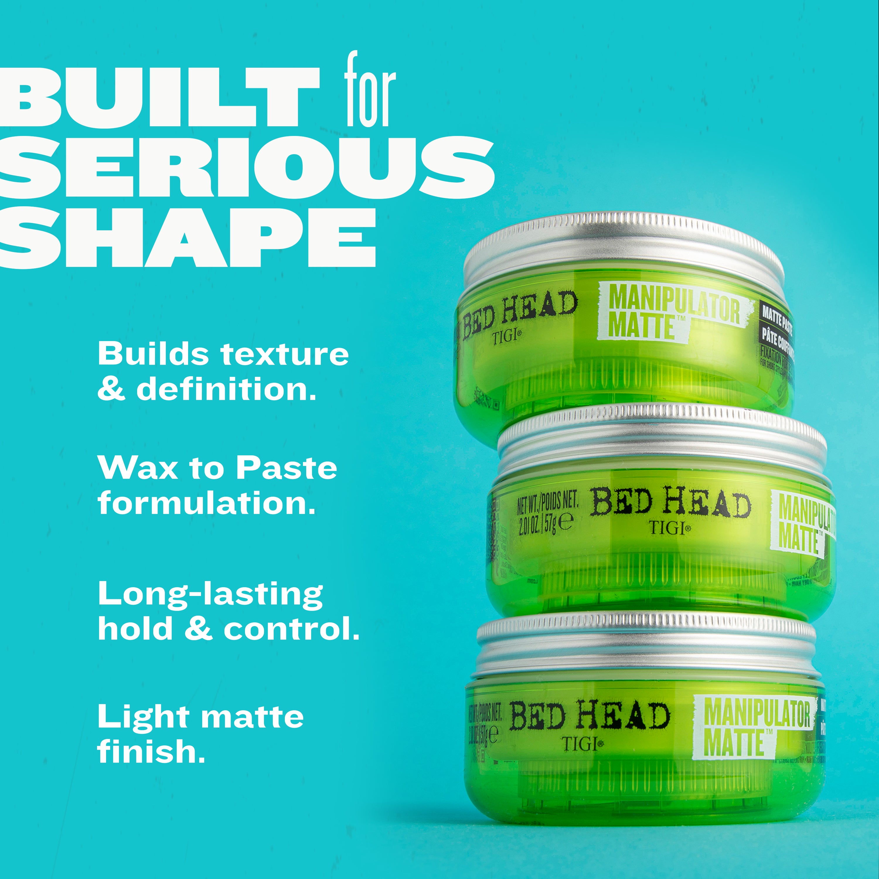 Manipulator Matte Hair Wax Paste | Bed Head by TIGI – Bedhead US