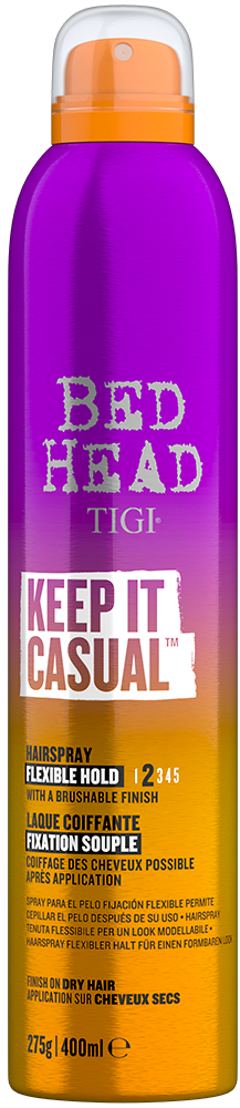 Keep It Casual Brushable Hairspray | Bed Head by TIGI – Bedhead US