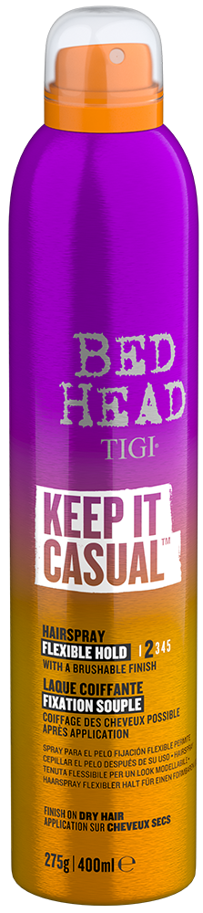 Keep It Casual Brushable Hairspray | Bed Head by TIGI – Bedhead US