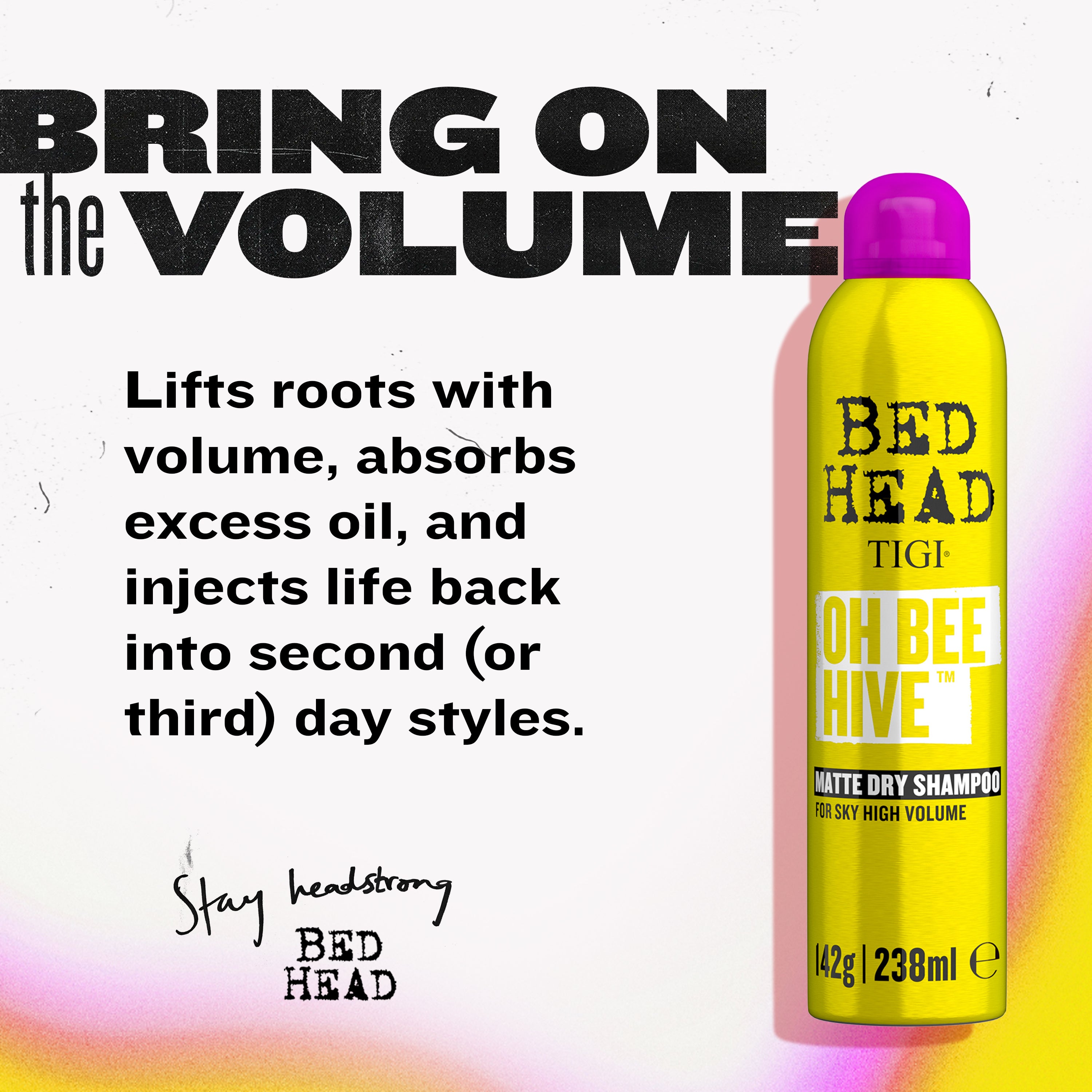 Oh Bee Hive Volumizing Dry Shampoo | Bed Head by TIGI – Bedhead US Oh Bee Hive Volumizing Dry Shampoo | Bed Head by TIGI – Bedhead US