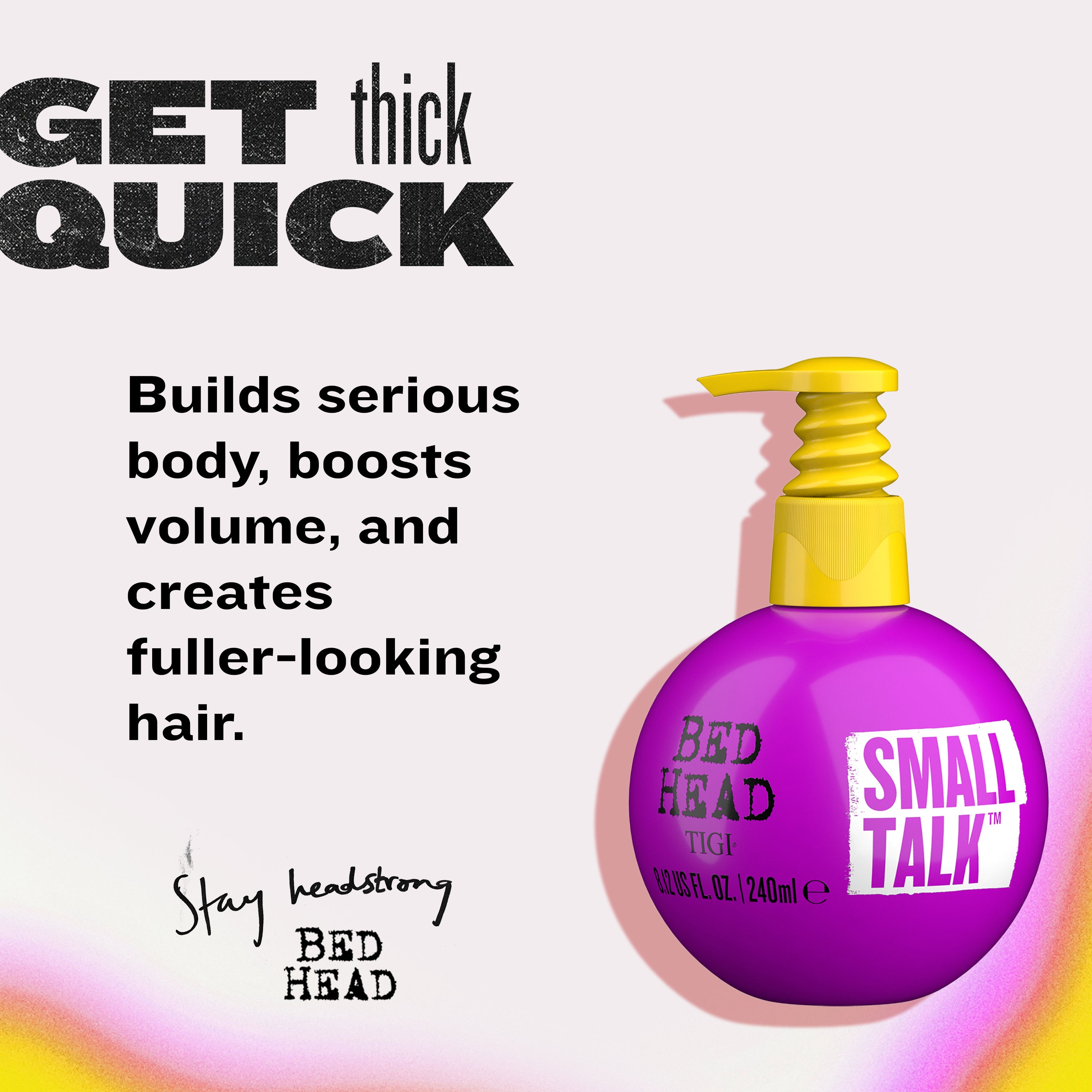 Small Talk Thickening Hair Cream | Bed Head by TIGI – Bedhead US
