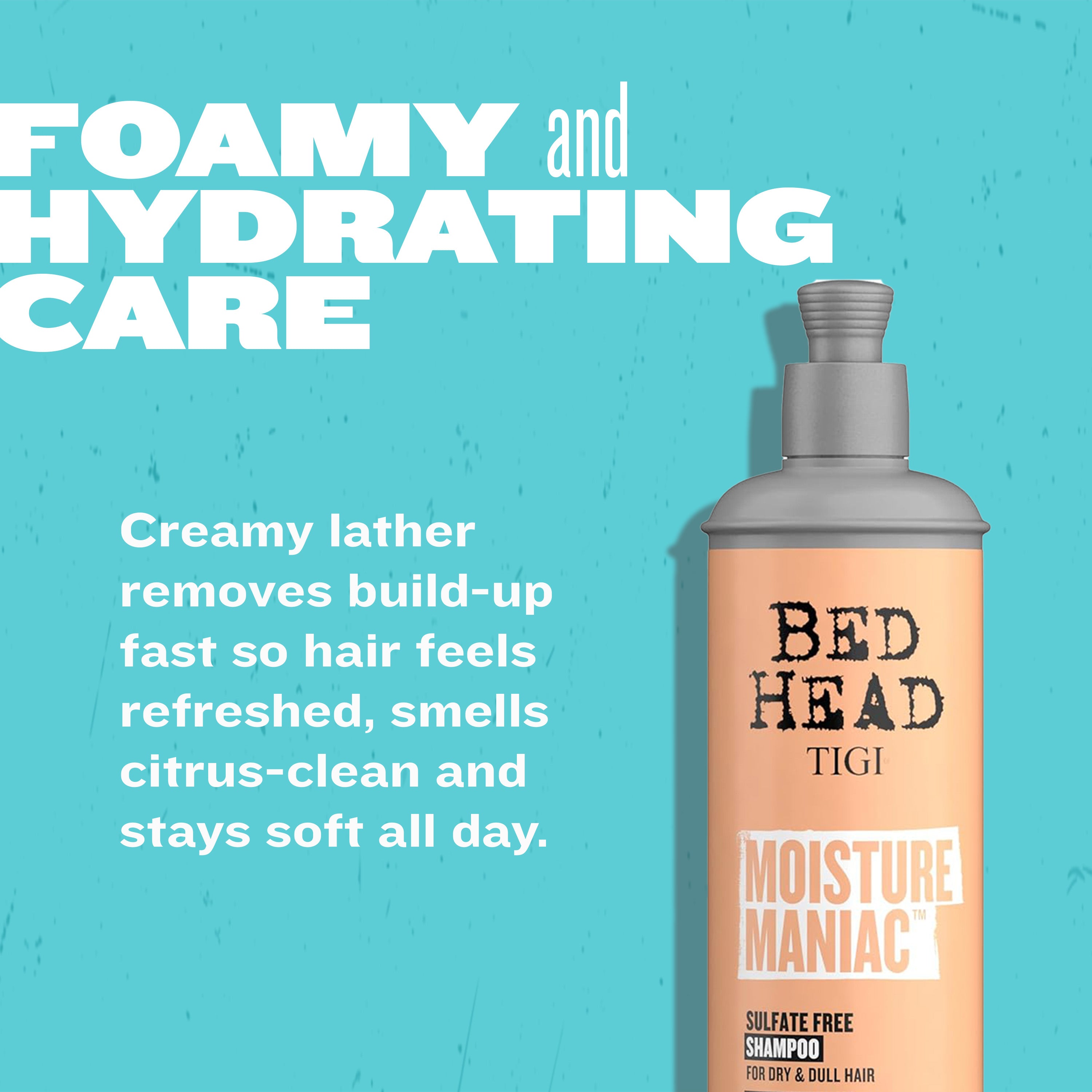 Moisture Maniac Sulfate Free Shampoo | Bed Head by TIGI – Bedhead US
