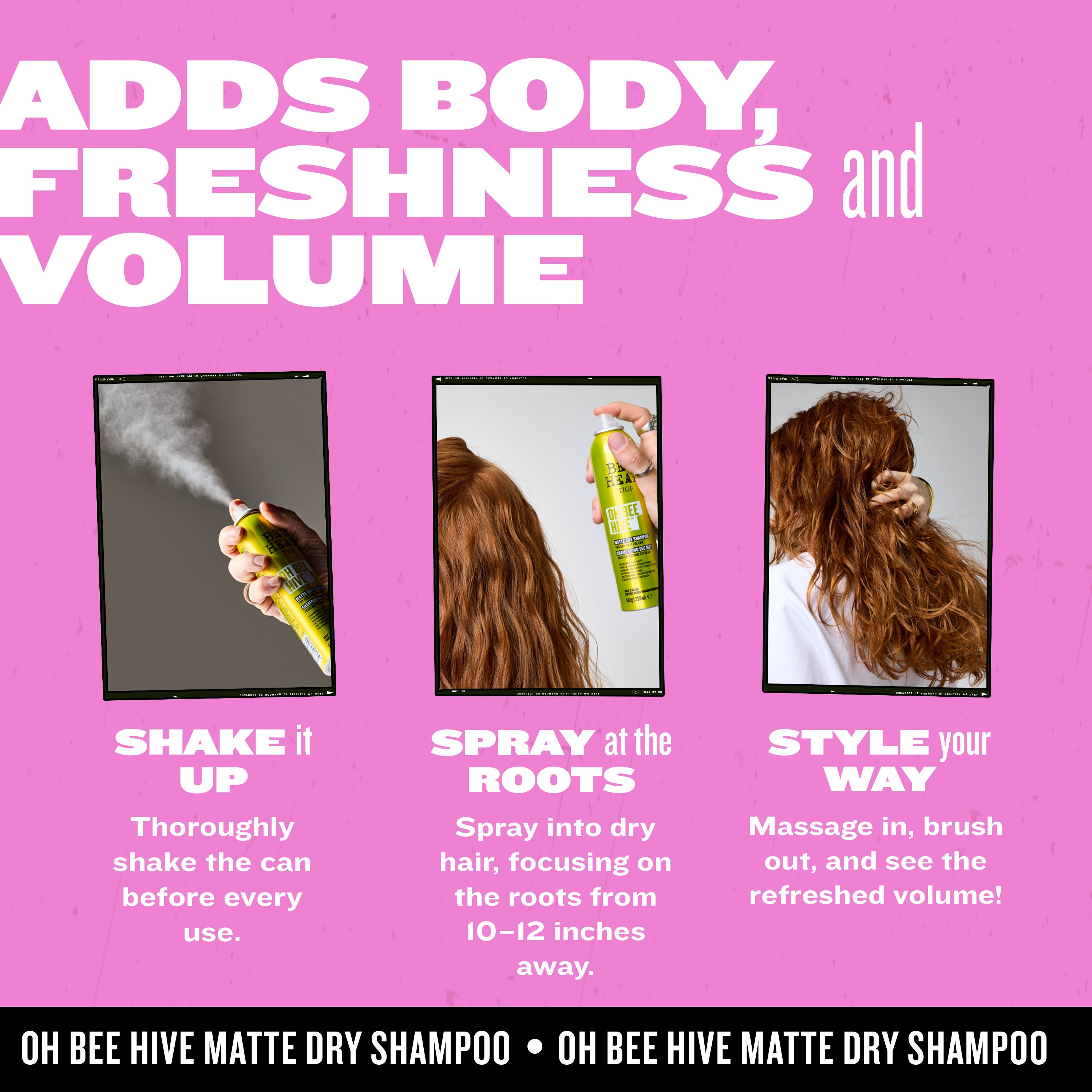 Oh Bee Hive Volumizing Dry Shampoo | Bed Head by TIGI – Bedhead US Oh Bee Hive Volumizing Dry Shampoo | Bed Head by TIGI – Bedhead US