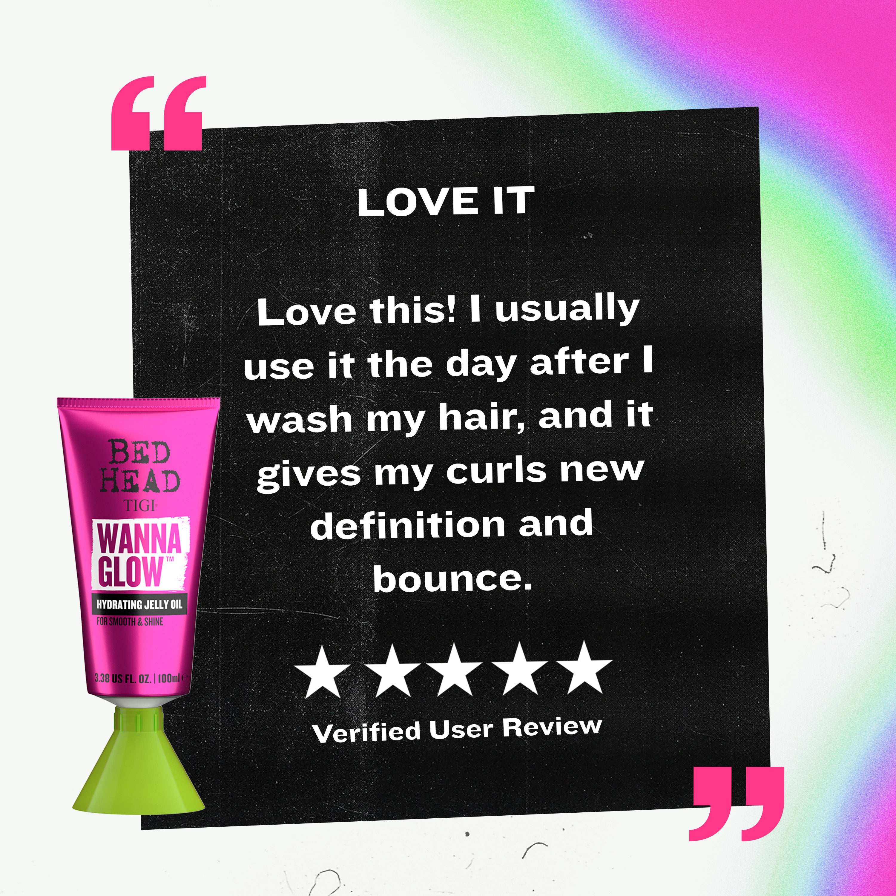 Wanna Glow Hydrating Hair Jelly Oil | Bed Head by TIGI – Bedhead US