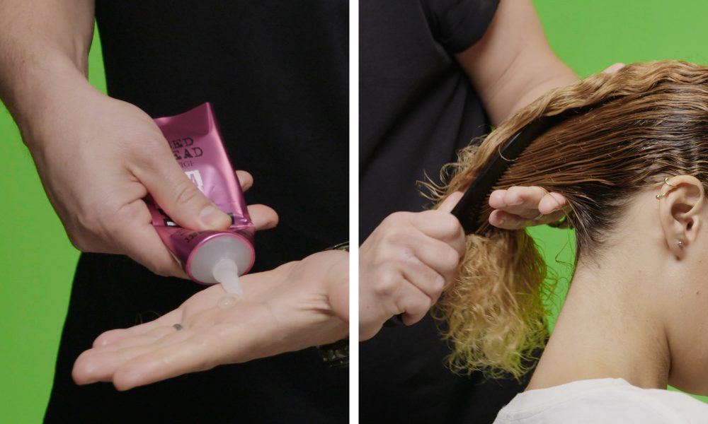 Voluminous Curls Step 1