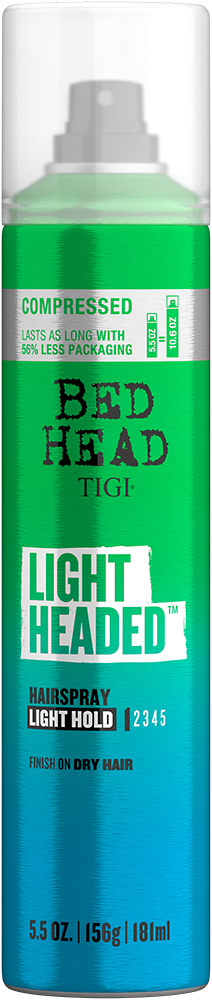 Lightheaded<sup>TM</sup> Hairspray with a Light Flexible Hold