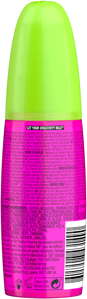 Straighten Out Anti Frizz Serum Bed Head by TIGI