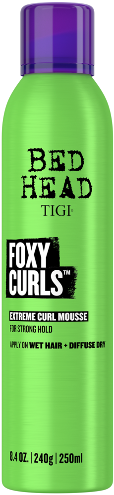 Foxy Curls<sup>TM</sup> Curly Hair Mousse for Strong Hold